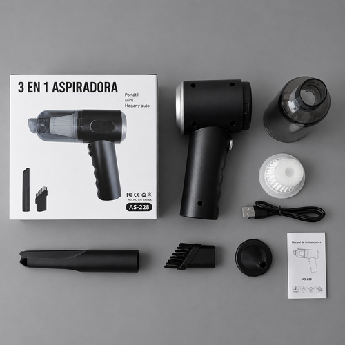 Aspiradora Portátil para Coche/Hogar
