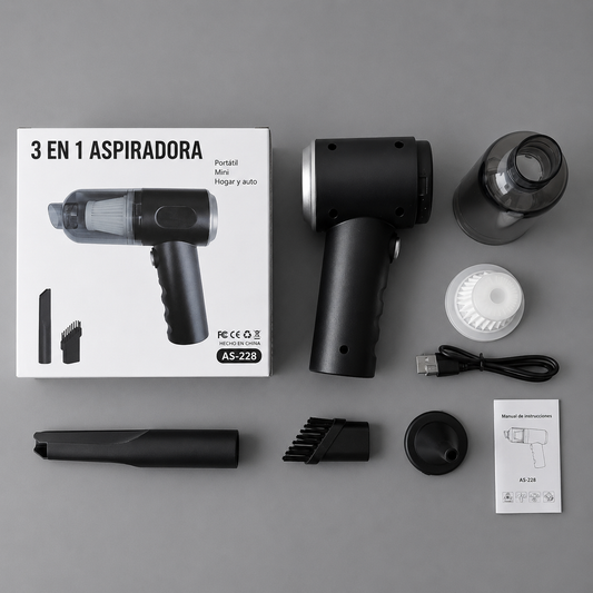 Aspiradora Portátil para Coche/Hogar